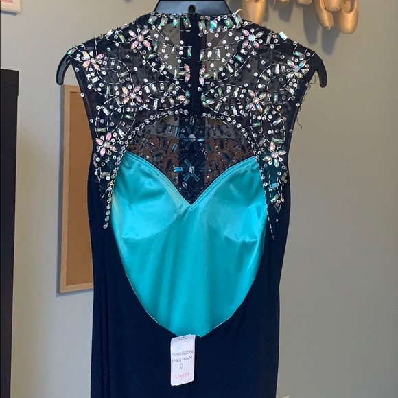 NWT Navy Blue Formal Dress - Picture 3 of 3